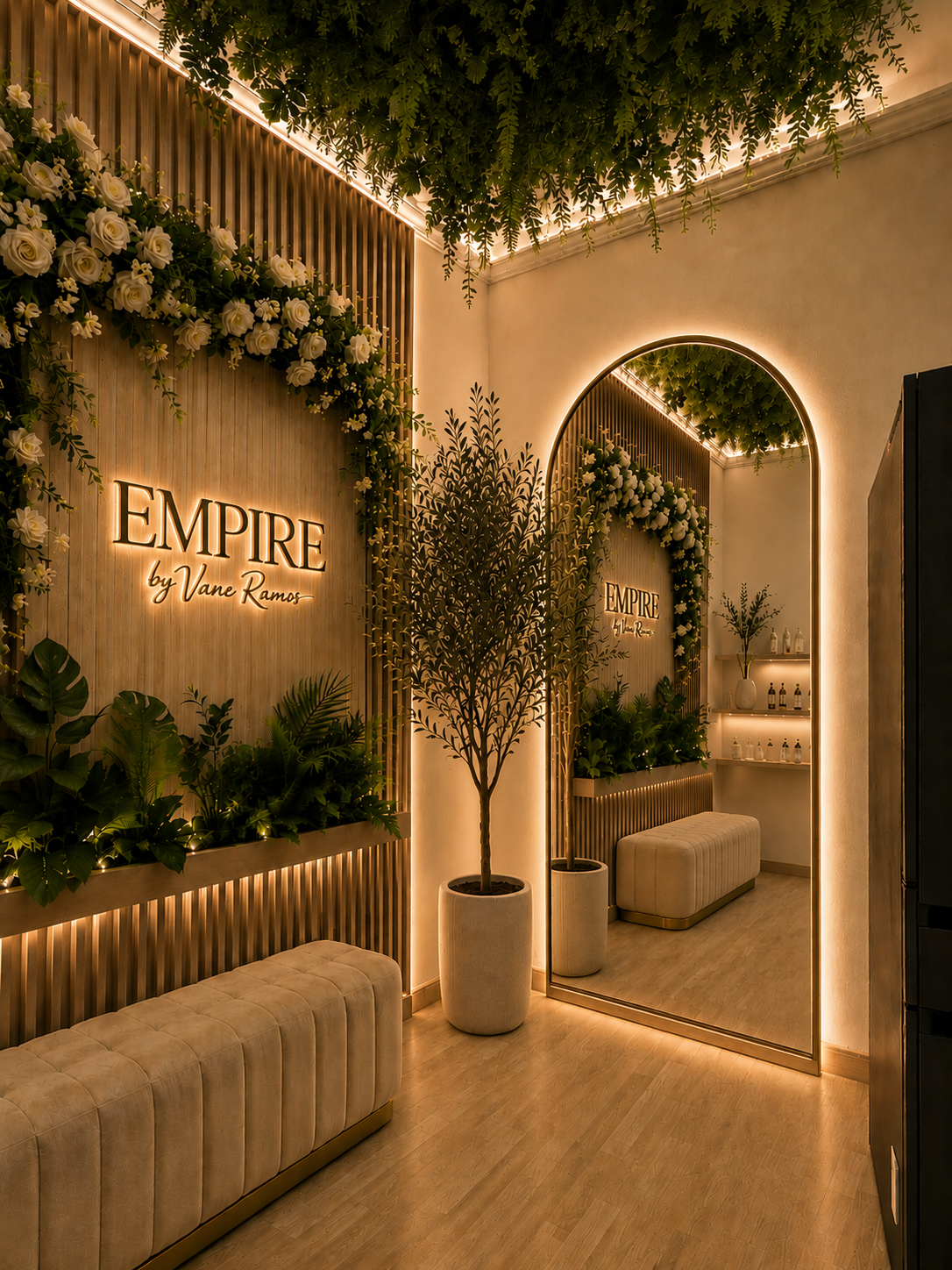 Zona de recepción de Salón Empire